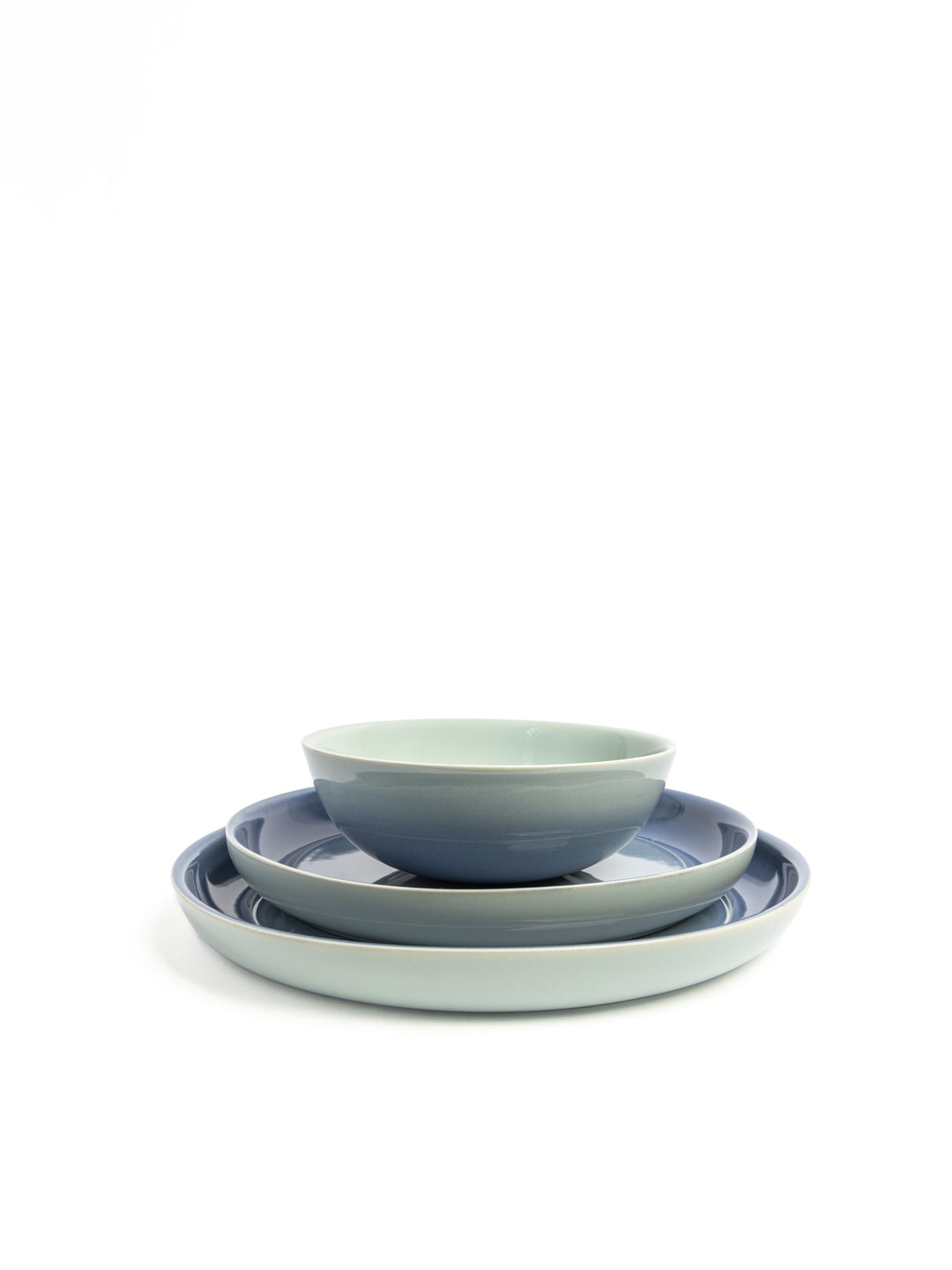 Lotus Blue Dinner Set