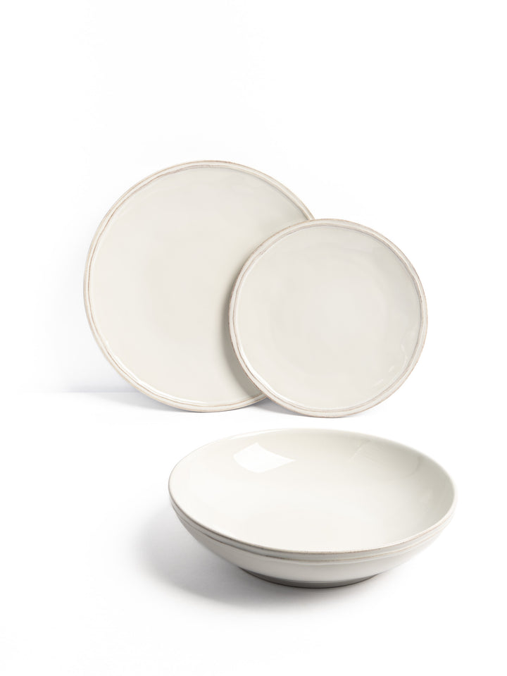 Fontana White Dinner Set