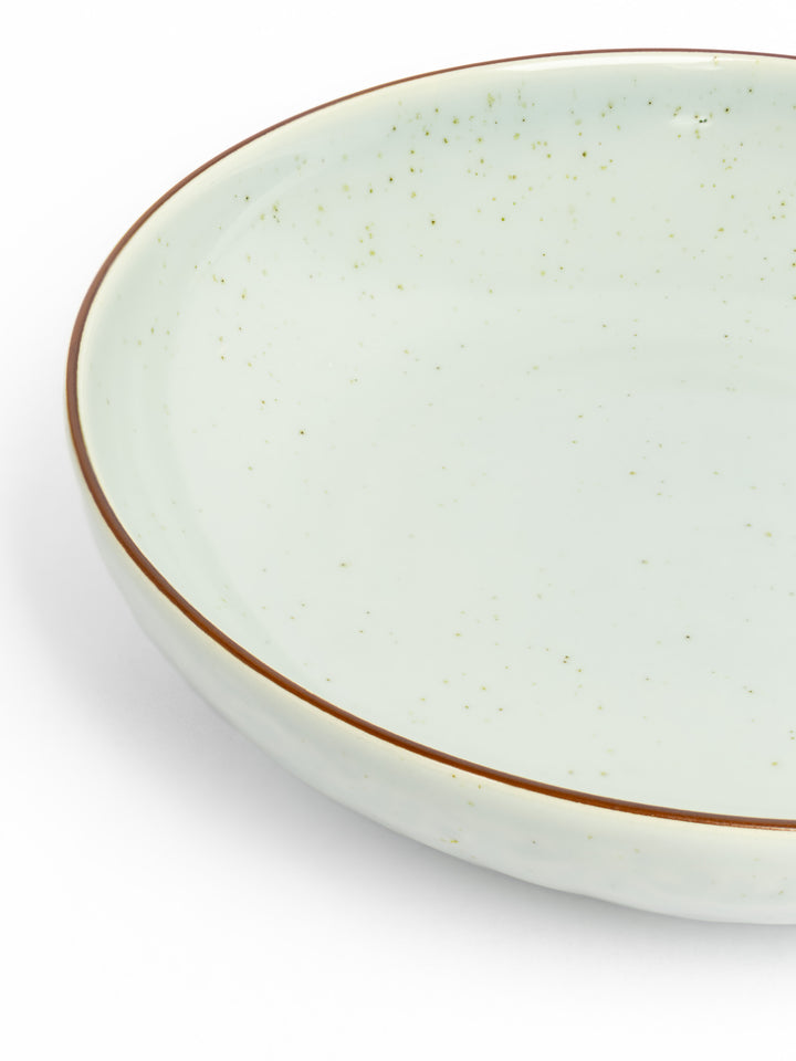 Mandala Light Green Pasta Plate