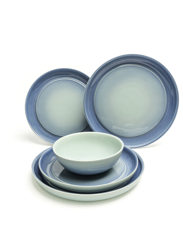 Lotus Blue Dinner Set