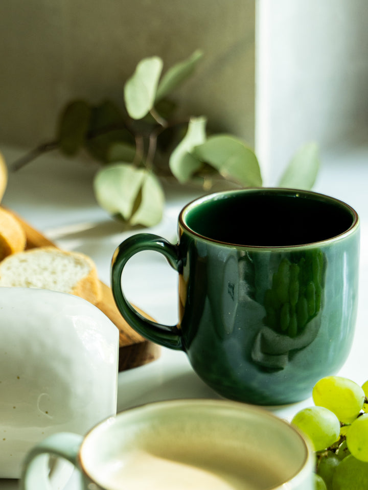 Mandala Dark Green Mug