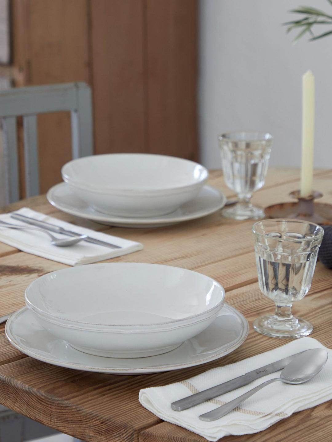 Fontana White Dinner Set